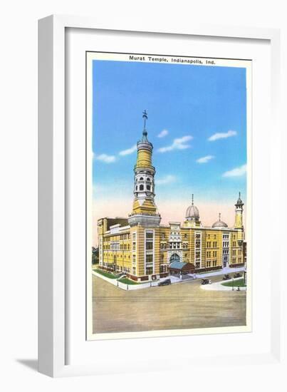 Murat Temple, Indianapolis, Indiana-null-Framed Art Print