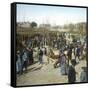 Murcia (Espagne), the Pig Market During a Fair, Circa 1885-1890-Leon, Levy et Fils-Framed Stretched Canvas