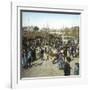 Murcia (Espagne), the Pig Market During a Fair, Circa 1885-1890-Leon, Levy et Fils-Framed Photographic Print