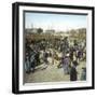 Murcia (Espagne), the Pig Market During a Fair, Circa 1885-1890-Leon, Levy et Fils-Framed Photographic Print