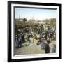 Murcia (Espagne), the Pig Market During a Fair, Circa 1885-1890-Leon, Levy et Fils-Framed Photographic Print