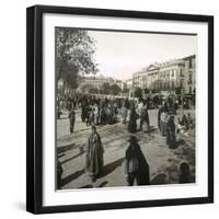 Murcia (Spain), Belluga Square (Formerly Strike Square) and the City Hall-Leon, Levy et Fils-Framed Photographic Print