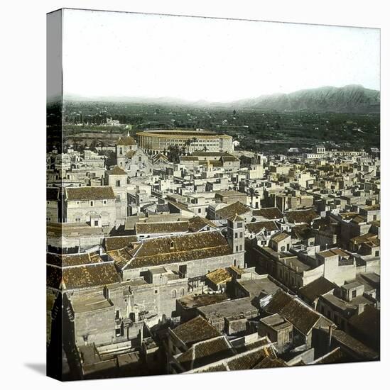 Murcia (Spain), Panorama of the City, Circa 1885-1890-Leon, Levy et Fils-Stretched Canvas