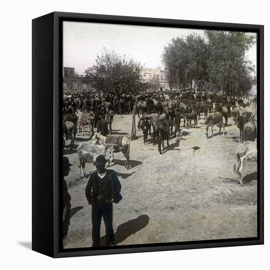 Murcia (Spain), the Fair, Circa 1885-1890-Leon, Levy et Fils-Framed Stretched Canvas