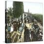 Murcie (Spain), the Paseo Del Malecon, Circa 1885-1890-Leon, Levy et Fils-Stretched Canvas