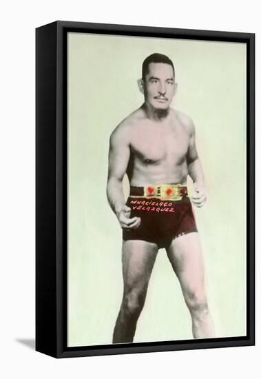 Murcielago, The Bat, Velasquez, Mexican Wrestler-null-Framed Stretched Canvas