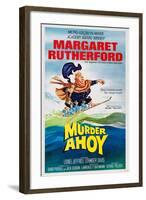 Murder Ahoy, Margaret Rutherford, 1964-null-Framed Art Print