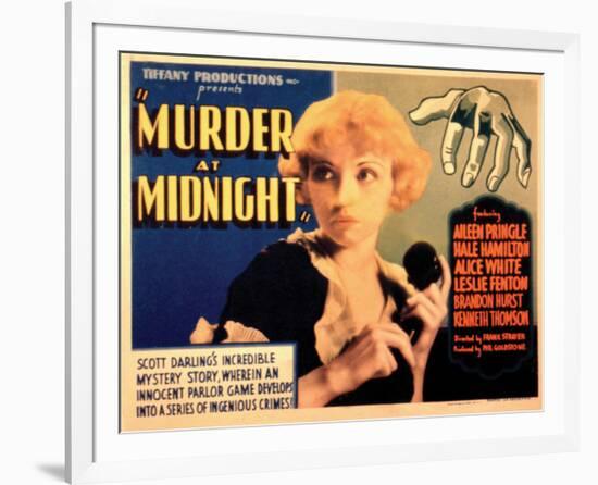 Murder at Midnight - 1931-null-Framed Giclee Print