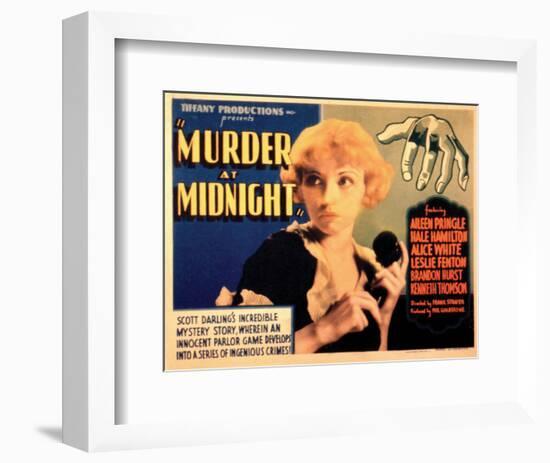 Murder at Midnight - 1931-null-Framed Giclee Print