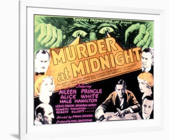 Murder At Midnight - 1931-null-Framed Giclee Print