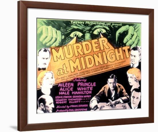 Murder At Midnight - 1931-null-Framed Giclee Print