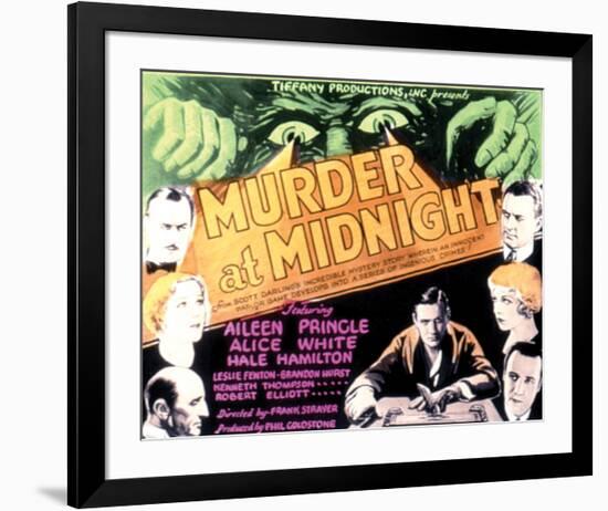 Murder At Midnight - 1931-null-Framed Giclee Print