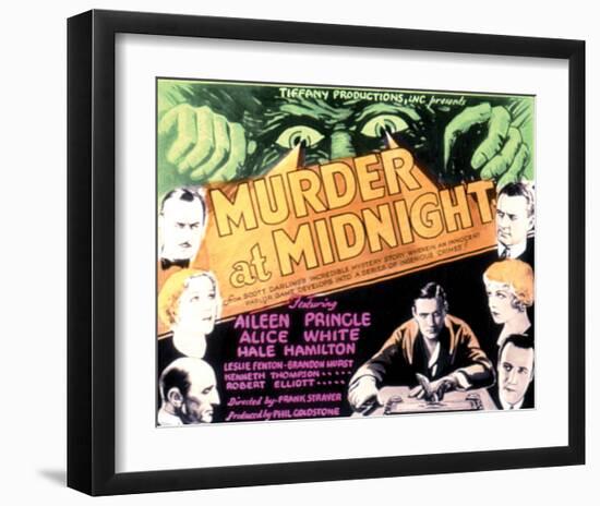 Murder At Midnight - 1931-null-Framed Giclee Print