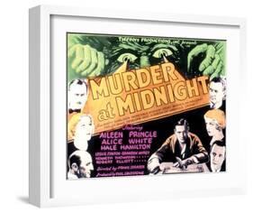 Murder At Midnight - 1931-null-Framed Giclee Print