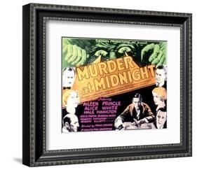 Murder At Midnight - 1931-null-Framed Giclee Print