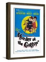 Murder at the Gallop, Margaret Rutherford, Robert Morley, 1963-null-Framed Art Print