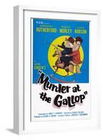 Murder at the Gallop, Margaret Rutherford, Robert Morley, 1963-null-Framed Art Print