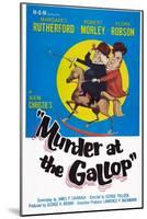 Murder at the Gallop, Margaret Rutherford, Robert Morley, 1963-null-Mounted Art Print