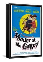 Murder at the Gallop, Margaret Rutherford, Robert Morley, 1963-null-Framed Stretched Canvas