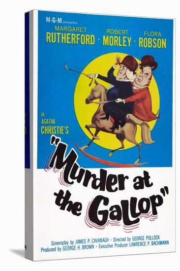 Murder at the Gallop, Margaret Rutherford, Robert Morley, 1963-null-Stretched Canvas