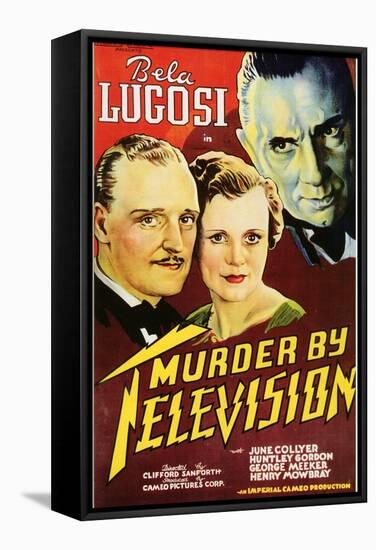 Murder By Television, 1935-null-Framed Stretched Canvas