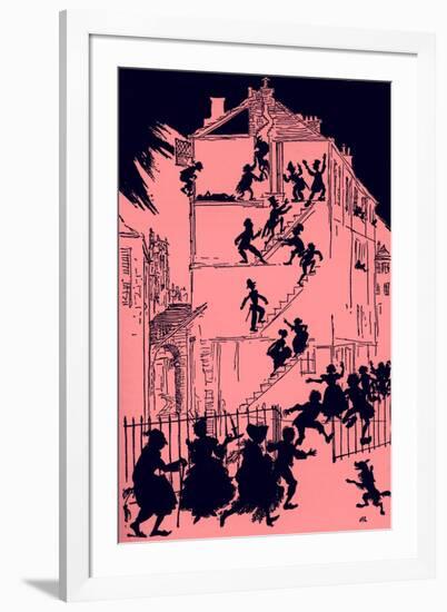 'Murder in the Rue Morgue' by Edgar Allan Poe-Arthur Rackham-Framed Giclee Print