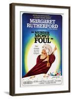 Murder Most Foul, Margaret Rutherford, 1964-null-Framed Art Print