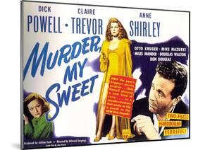 Murder My Sweet, 1944-null-Mounted Art Print