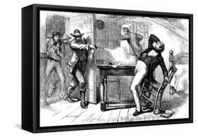 Murder of Joseph and Hyrum Smith, 1844-null-Framed Stretched Canvas