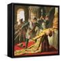 Murder of Thomas a Becket-English-Framed Stretched Canvas