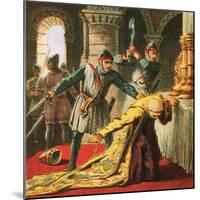 Murder of Thomas a Becket-English-Mounted Giclee Print