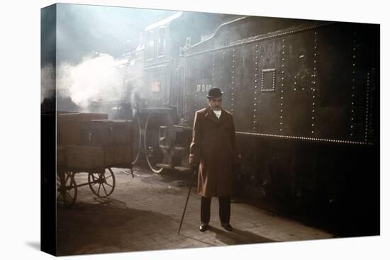 MURDER ON THE ORIENT EXPRESS, 1974 directed by SIDNEY LUMET Albert Finney (photo)-null-Stretched Canvas