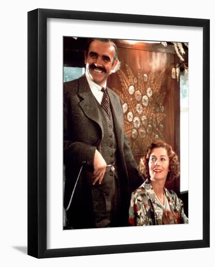 Murder On The Orient Express, Sean Connery, Vanessa Redgrave, 1974-null-Framed Photo