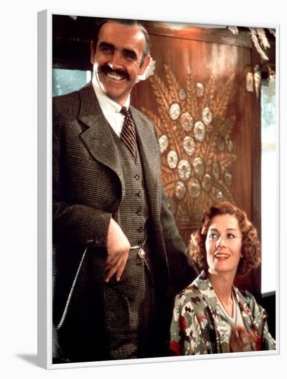 Murder On The Orient Express, Sean Connery, Vanessa Redgrave, 1974-null-Framed Photo