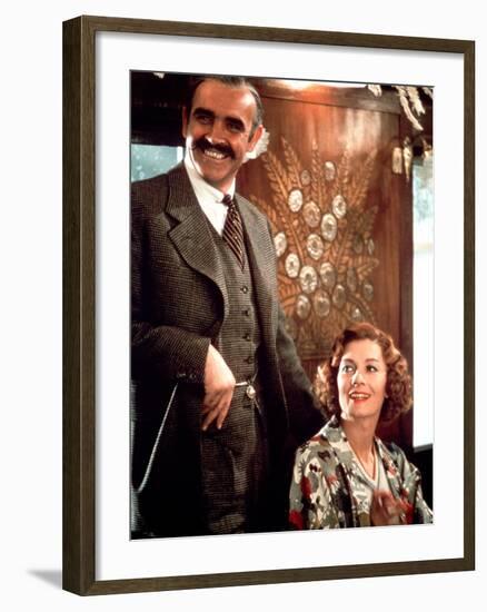 Murder On The Orient Express, Sean Connery, Vanessa Redgrave, 1974-null-Framed Photo