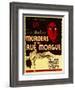 Murders in the Rue Morgue, Bela Lugosi on Window Card, 1932-null-Framed Art Print