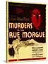 Murders in the Rue Morgue, Bela Lugosi on Window Card, 1932-null-Stretched Canvas