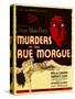 Murders in the Rue Morgue, Bela Lugosi on Window Card, 1932-null-Stretched Canvas