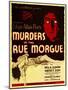 Murders in the Rue Morgue, Bela Lugosi on Window Card, 1932-null-Mounted Art Print