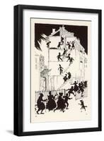 Murders in the Rue Morgue-Arthur Rackham-Framed Art Print