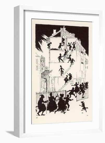 Murders in the Rue Morgue-Arthur Rackham-Framed Art Print