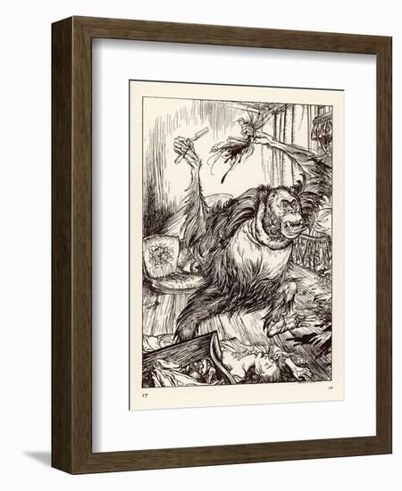 Murders in the Rue Morgue-Arthur Rackham-Framed Art Print