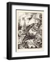 Murders in the Rue Morgue-Arthur Rackham-Framed Art Print