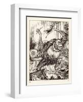 Murders in the Rue Morgue-Arthur Rackham-Framed Art Print