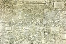 A View-Plan of Zurich, 1576-Murer & Froschauer-Framed Stretched Canvas