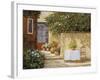 Muretto E Tavolo-Guido Borelli-Framed Giclee Print