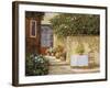 Muretto E Tavolo-Guido Borelli-Framed Giclee Print