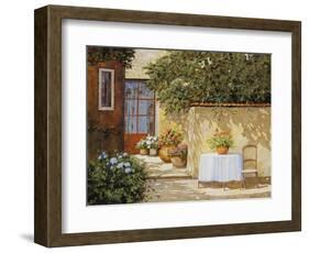 Muretto E Tavolo-Guido Borelli-Framed Giclee Print