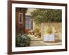 Muretto E Tavolo-Guido Borelli-Framed Giclee Print