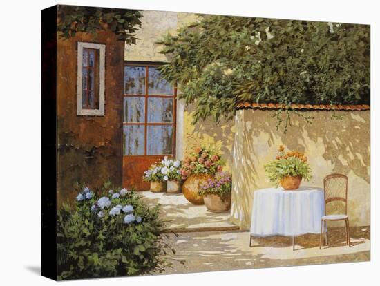 Muretto E Tavolo-Guido Borelli-Stretched Canvas